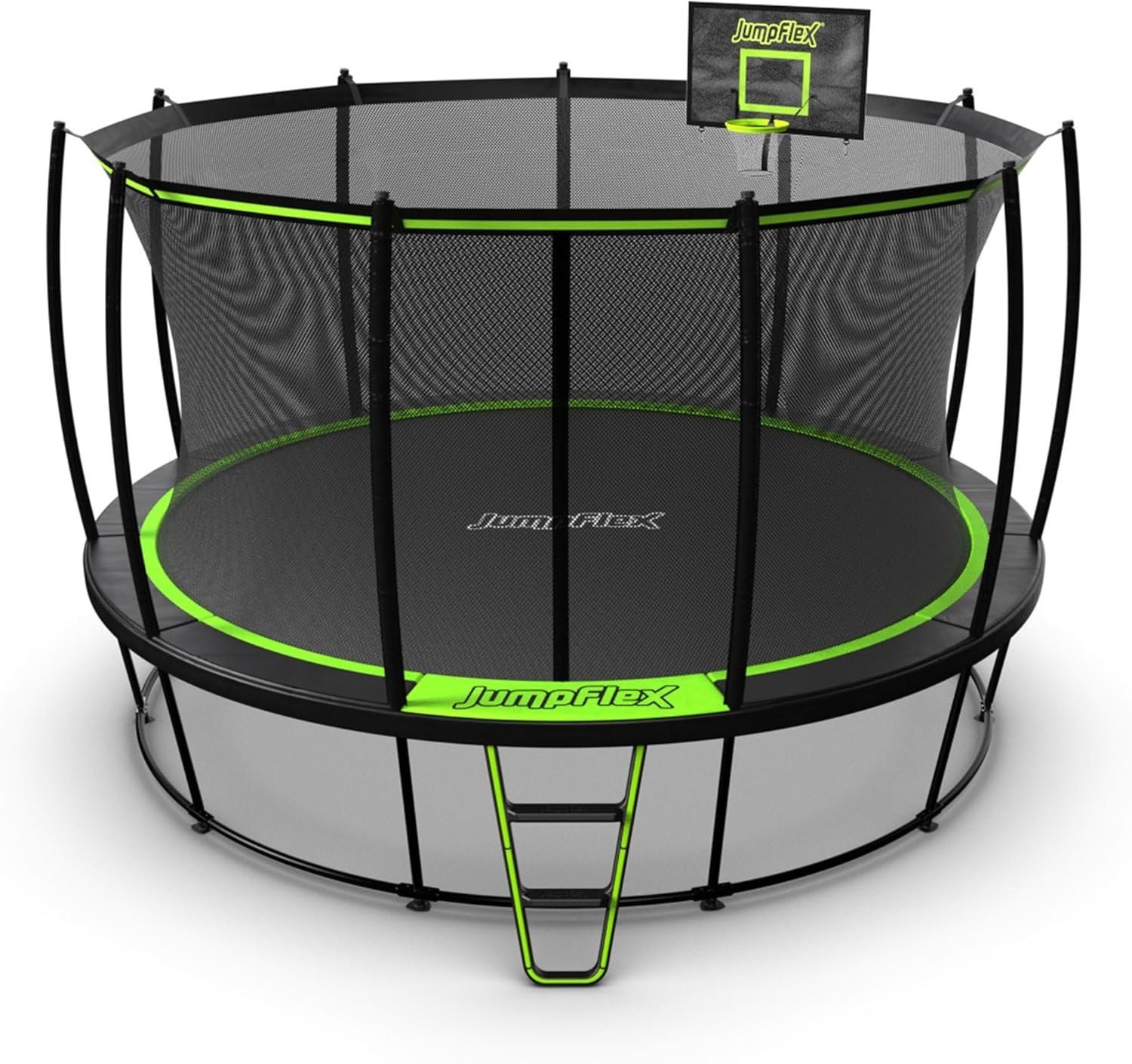 bianoo-product-132-image-1.jpg JumpFlex HERO 14 Backyard Outdoor Trampoline for Kids with Net & Ladder - Image 1